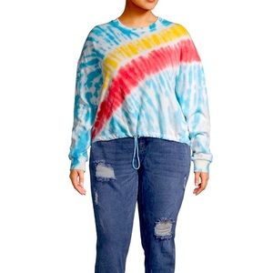 Tie-dye Rainbow Sweatshirt NWT